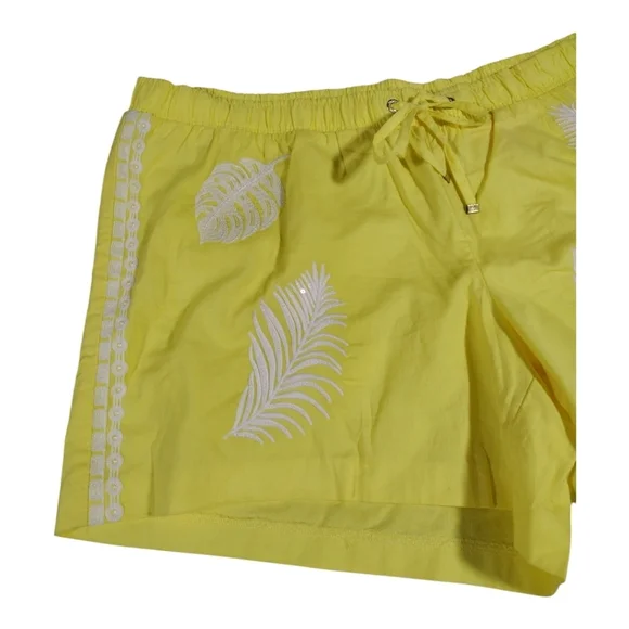 Lilly Pulitzer Katia Embroidered Short Watch Hill Yellow